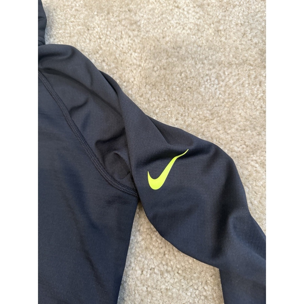 Nike Pro Hyperwarm Quarter Zip Pullover Women's XL Black - Picture 3 of 8